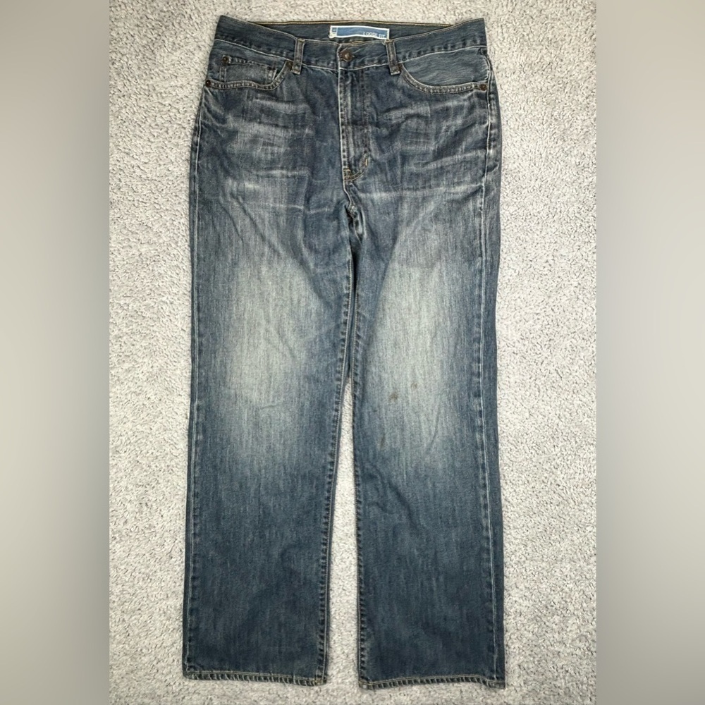 Gap Jeans Mens 32 x 34 Loose Fit Baggy Relaxed Casual Cotton Streetwear Denim
